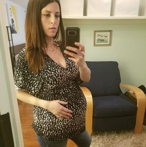 Motherhood Maternity V Neck Top